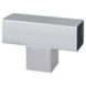 Paalverbinder voor pergola T-verbindingsstuk 3-kants 7x7 cm gegalvaniseerd