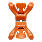 Clenchy Slingerklem oranje - 4 stuks