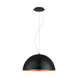 Eglo hanglamp Gaetano zwart/koper Ø53 cm