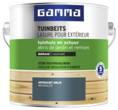 GAMMA tuinbeits tuinhuis & schuur dekkend RAL 7016 antraciet grijs 2,5 liter