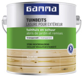 GAMMA tuinbeits tuinhuis & schuur transparant kleurloos 2,5 liter