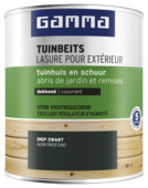 GAMMA tuinbeits tuinhuis & schuur dekkend RAL 9005 diep zwart 750 ml