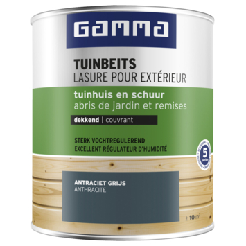 GAMMA | GAMMA tuinbeits & dekkend RAL 7016 antraciet grijs 750 ml kopen? |