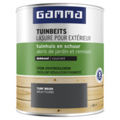 GAMMA tuinbeits tuinhuis & schuur dekkend turfbruin 750 ml