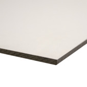 Compactplaat HPL wit 6 mm 244x20 cm weerbestendig