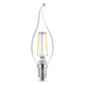 Philips LED kaars benttip E14 25W filament helder niet dimbaar