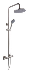 Atlantic regendoucheset Asher met handdouche en thermostaatkraan 3 standen RVS