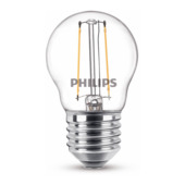 Philips LED kogel E27 25W filament helder niet dimbaar