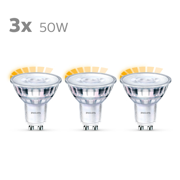 Lil Veilig Inloggegevens GAMMA | Philips LED spot 50W 3 stuks warmglow dimbaar kopen? | alle-lampen