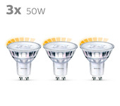 Philips LED spot 50W 3 stuks warmglow dimbaar