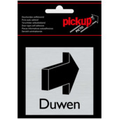 Pickup Route Alu deurbordje 80x80 mm Duwen