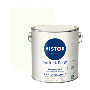 heerser boete wimper GAMMA | Histor Perfect Finish muurverf mat Ral 9010 2,5 liter kopen? |  muurverf-binnen