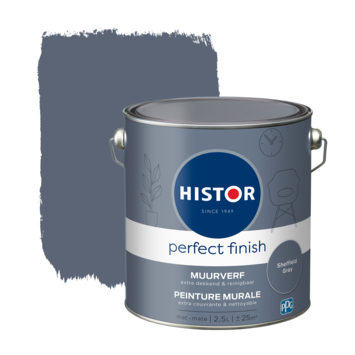 dagboek Monteur Verlaten GAMMA | Histor Perfect Finish muurverf mat Sheffield Grey 2,5 liter kopen?  | muurverf-kleur