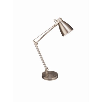 Massive Benjamin bureaulamp nikkel