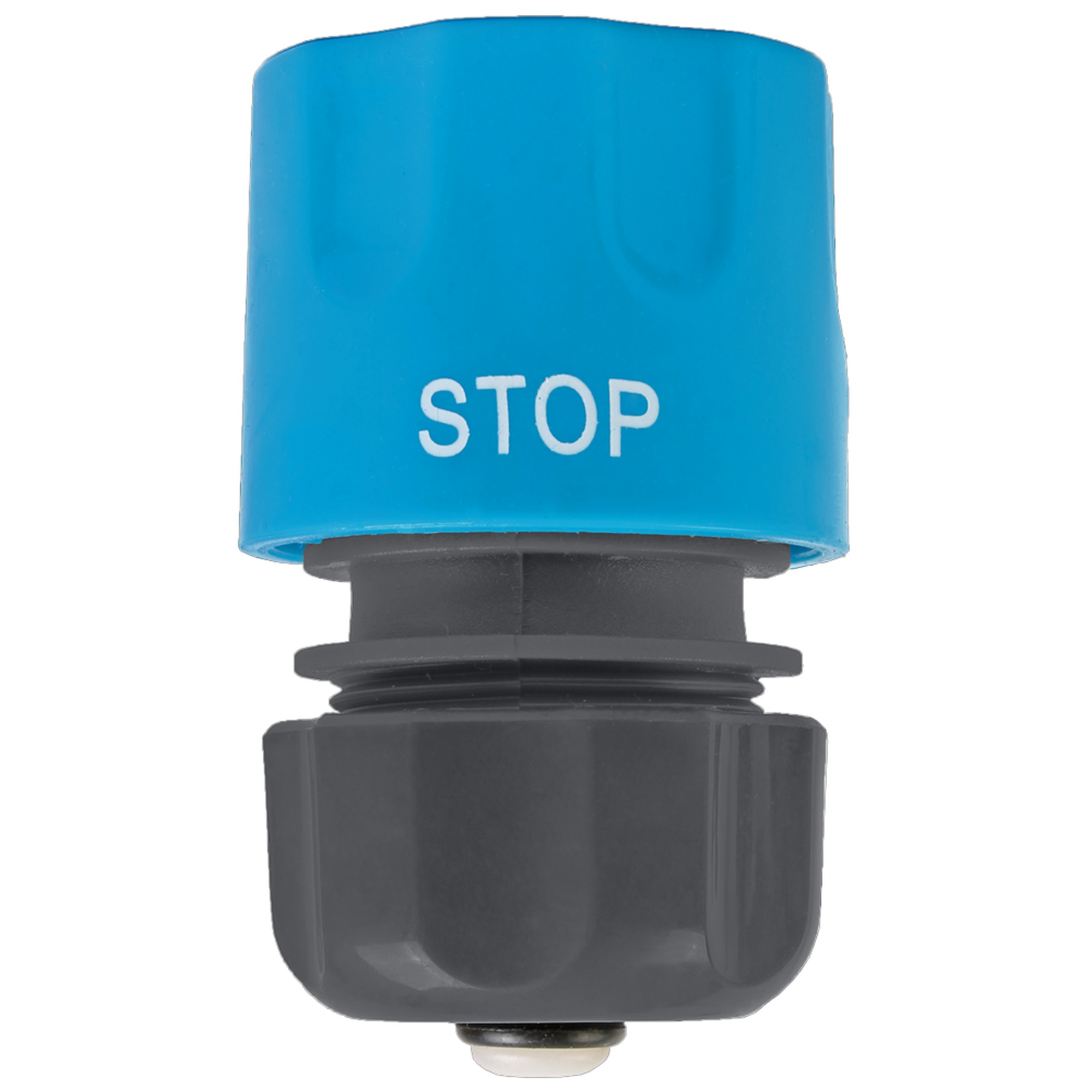 Gamma Sproeiaccessoires Slangkoppeling Waterstopkunststof 12 Inch Grijs Met Blauw gamma kopen in de aanbieding