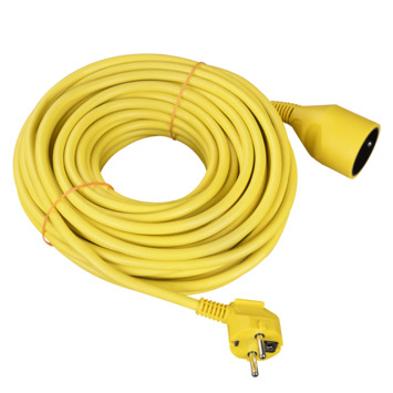 Handson Verlengsnoer Geel 20 Meter