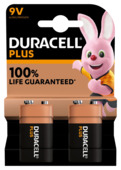 Duracell Batterij 9V Alkaline Plus 2 stuks