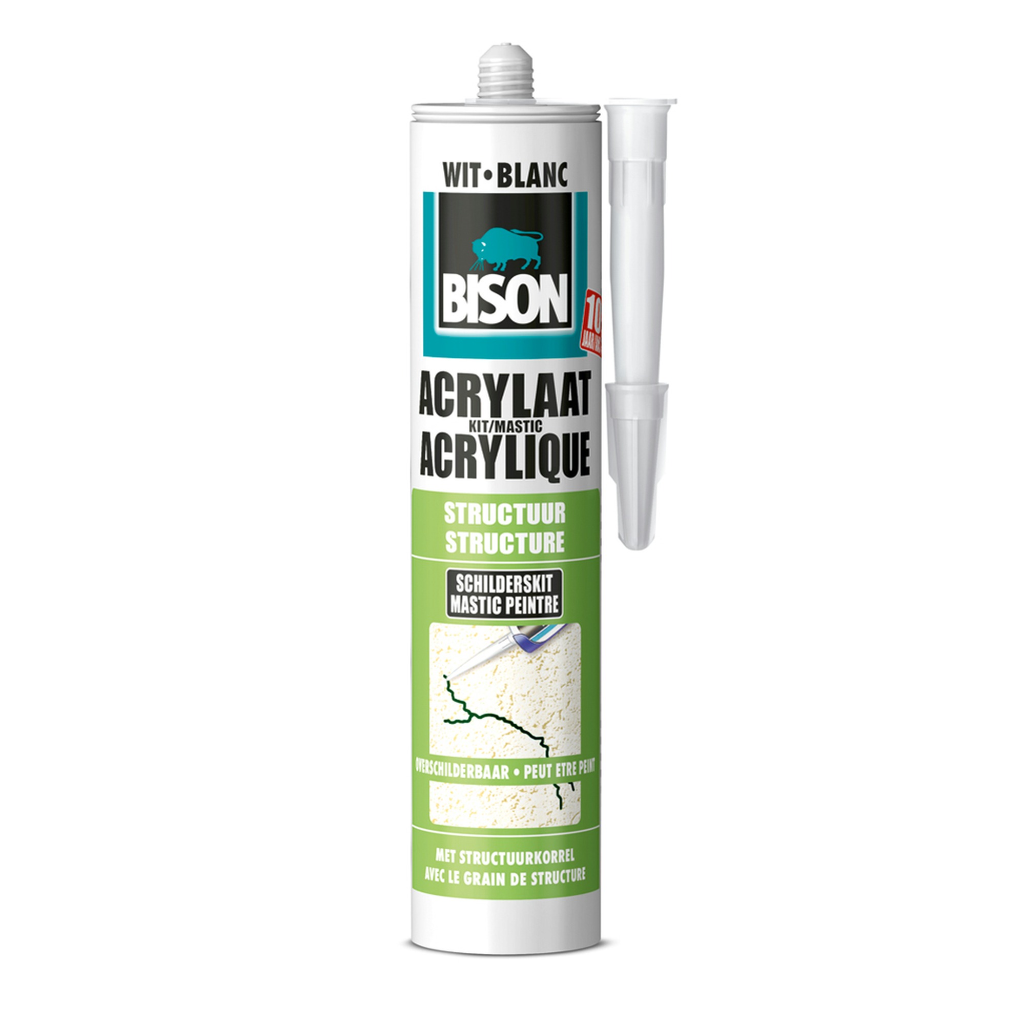 Bison Acrylaatkit Structuur Wit 300 Ml bison kopen in de aanbieding