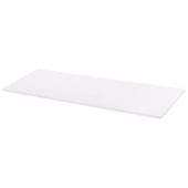 Meubelpaneel wit 4-zijdige kantafwerking 120x50 cm 18 mm