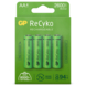 GP Oplaadbare Batterij ReCyko AA 2600mAh 4 Stuks