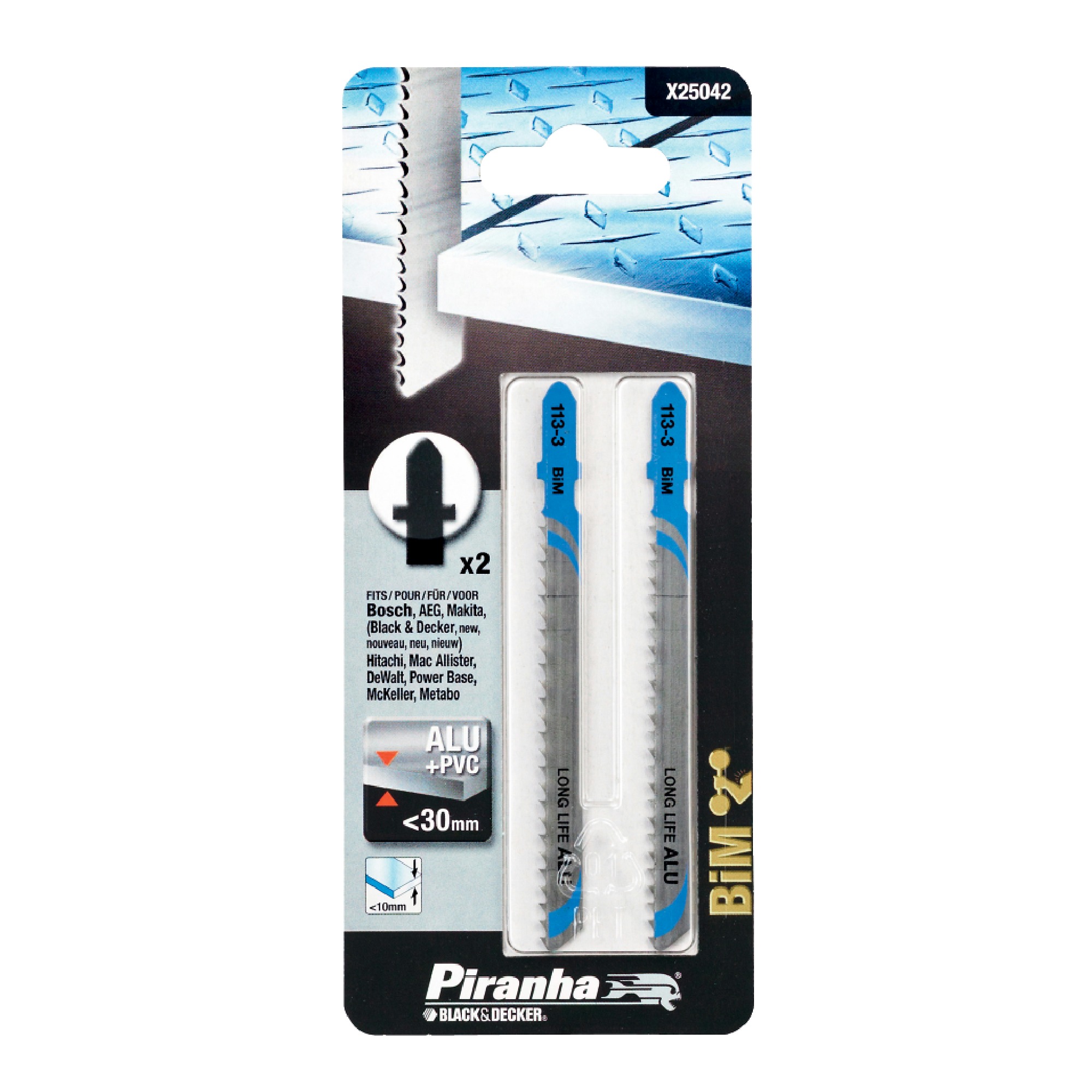 Piranha Decoupeerzaagblad Aluminium T Schacht 3 10 Mm 2 Stuks X25042 Xj piranha kopen in de aanbieding