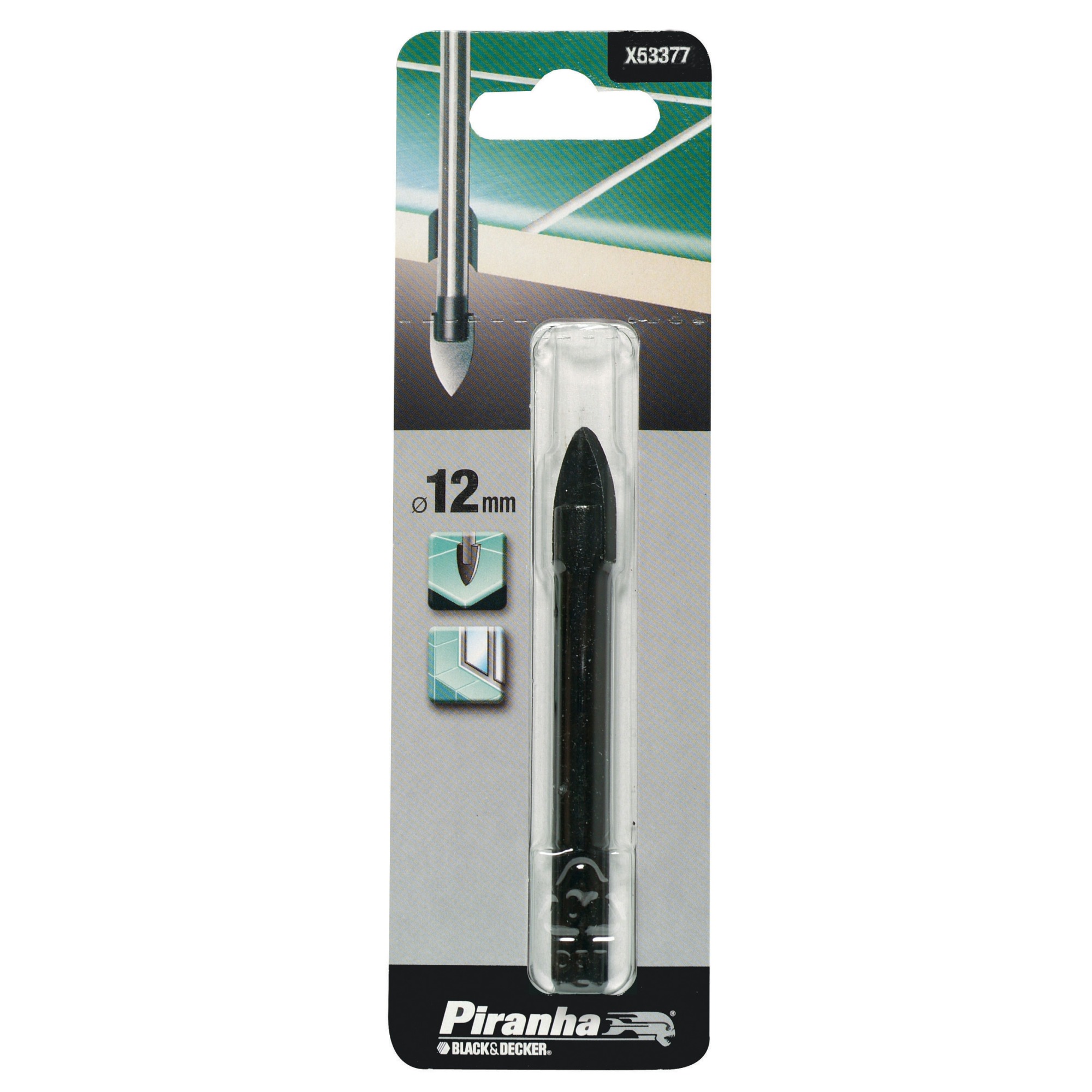 Piranha Hi Tech Tegel En Glasboor 12 Mm X53377 Qz piranha kopen in de aanbieding