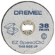 Dremel multitool accessoires - snijschijven SC456B voor metaal - 12 stuks