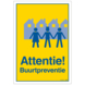 Pickup Combibord 23x33 cm Attentie Buurtpreventie