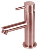 Differnz wastafelkraan met hendel rood koper