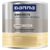 GAMMA binnenbeits transparant kleurloos 250 ml