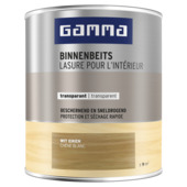 GAMMA binnenbeits transparant wit eiken 750 ml