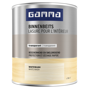 ongezond Kustlijn Manifesteren GAMMA | GAMMA binnenbeits transparant 750 ml white wash kopen? | houtbeits