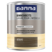 GAMMA binnenbeits transparant antraciet 750 ml