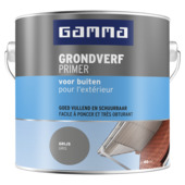 GAMMA grondverf buiten 2,5 liter grijs