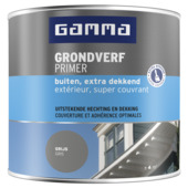 GAMMA grondverf buiten extra dekkend grijs 250 ml