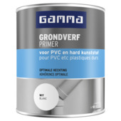 GAMMA grondverf kunststof pvc wit 750 ml