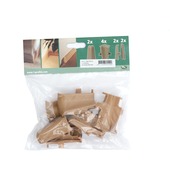 Plintaccessioresset t.b.v. Europlint Caramel 10 Stuks
