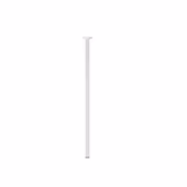 Duraline tafelpoot vierkant wit 2,5x2,5x75 cm