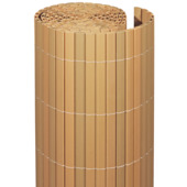 Balkonscherm PVC teak ca. 90 x 300 cm