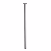 Duraline tafelpoot rond zilvergrijs Ø30 mm 70 cm