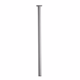 Duraline tafelpoot rond zilvergrijs Ø30 mm 70 cm