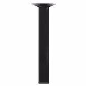 Duraline meubelpoot vierkant zwart 2,5x2,5x20 cm