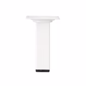 Duraline meubelpoot vierkant wit 2,5x2,5x10 cm