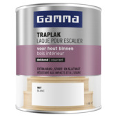 GAMMA traplak zijdeglans wit 750 ml