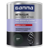 GAMMA Metaallak hoogglans 750 ml RAL9005 zwart