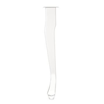 Inspirations meubelpoot Queen Anne wit 72 cm