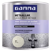 GAMMA metaallak hamerslag wit 250 ml