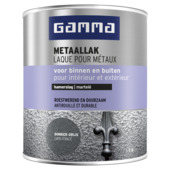 GAMMA metaallak hamerslag 750 ml donkergrijs