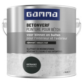 GAMMA betonverf zijdemat antraciet 2,5 liter