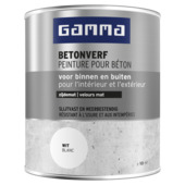 GAMMA betonverf zijdemat wit 750 ml
